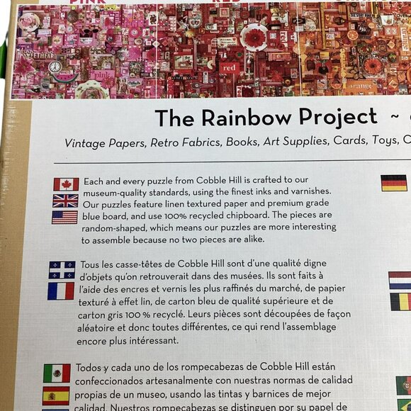 Cobble Hill Green Rainbow Project Collage 1000 Piece Jigsaw Puzzle - Picture 5 of 9